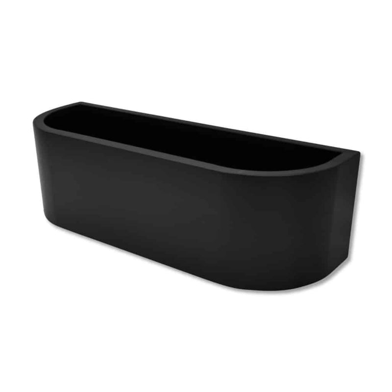 Plantekasse | Avrundet | Sort-Plantekasser-Core Landscape Products-90 x 40 x 40cm-Kvalitetstid AS