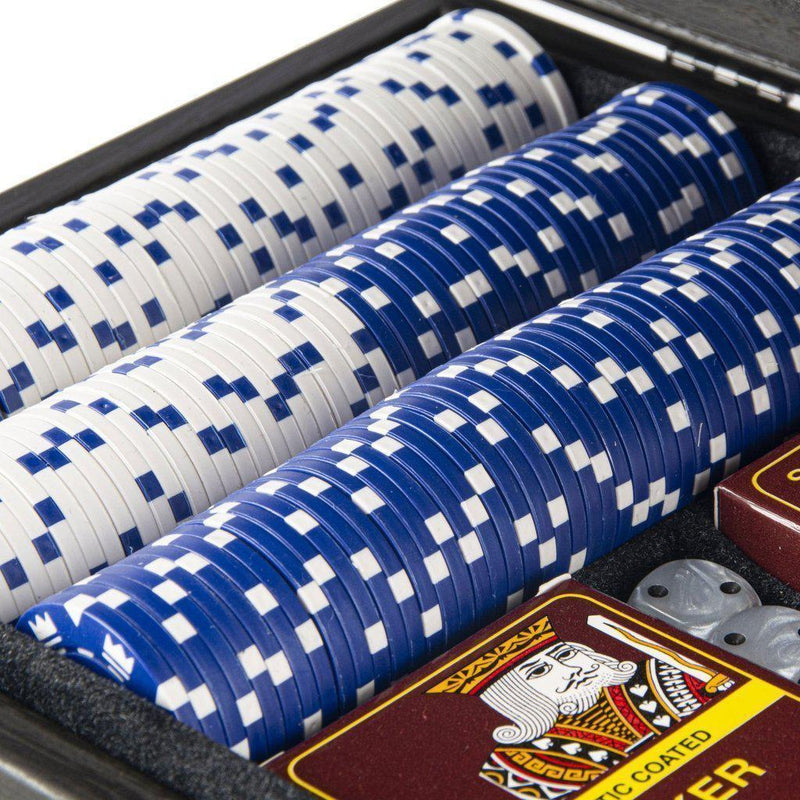 POKER SET in Black Wooden replica case-Poker Set-Manopoulos-Large-Kvalitetstid AS