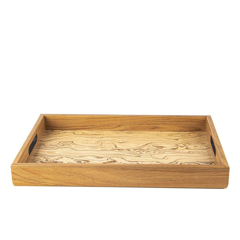 Serveringsbrett med oliven kvistknute-Decorative Objects-Manopoulos-Large-Kvalitetstid AS
