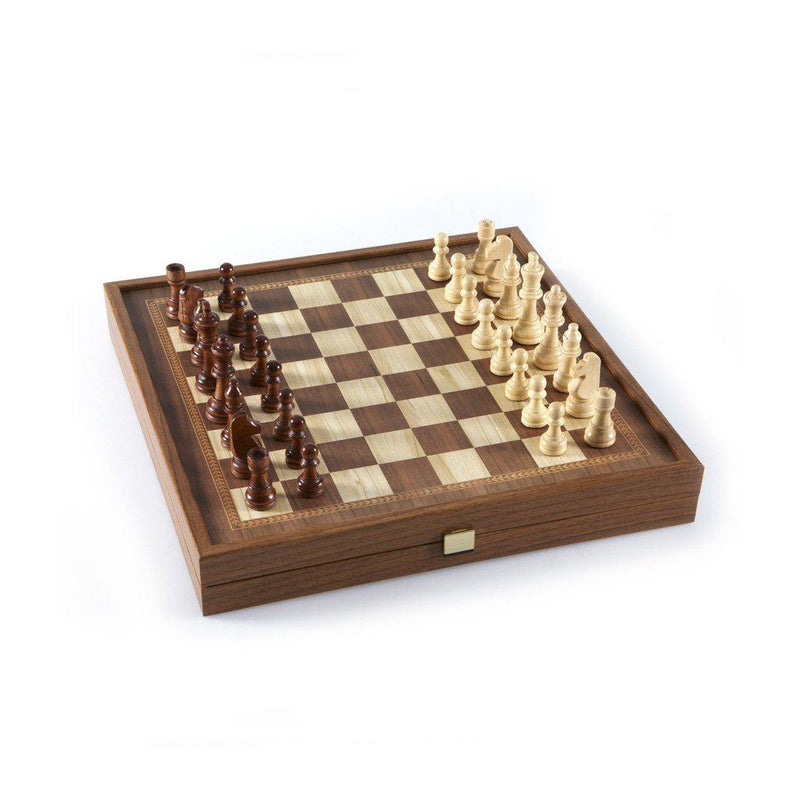 CLASSIC STYLE - 2 in 1 Combo Game - Chess/Backgammon (Small)-Combo Games-Manopoulos-Medium-Kvalitetstid AS