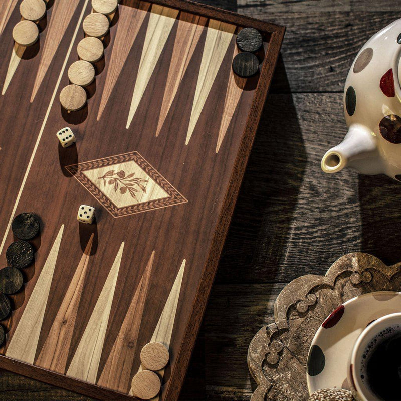 CLASSIC STYLE - 2 in 1 Combo Game - Chess/Backgammon (Small)-Combo Games-Manopoulos-Medium-Kvalitetstid AS