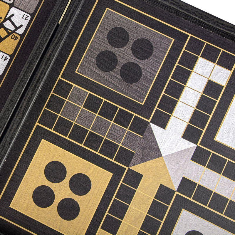 MODERN STYLE - 4 i 1 Combo - Sjakk, Backgammon, Ludo, Stigespill-Combo Games-Manopoulos-Kvalitetstid AS