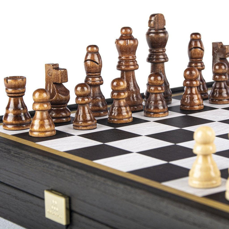 MODERN STYLE - 4 i 1 Combo - Sjakk, Backgammon, Ludo, Stigespill-Combo Games-Manopoulos-Kvalitetstid AS
