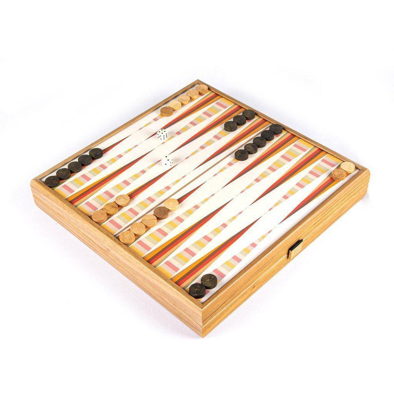 RAINBOW COLOURS - 4 in 1 Combo Game - Sjakk/Backgammon/Ludo/Stigespill-Combo Games-Manopoulos-Medium-Kvalitetstid AS