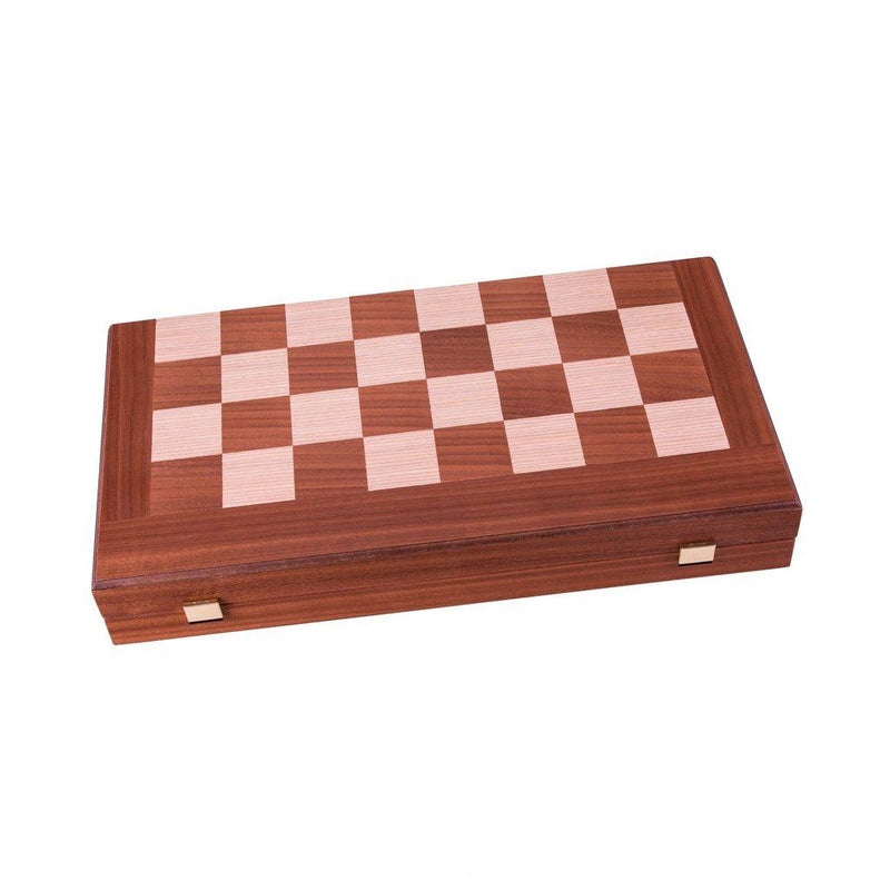 MAHOGANY Chess & Backgammon Board-Backgammon-Manopoulos-Large-Kvalitetstid AS