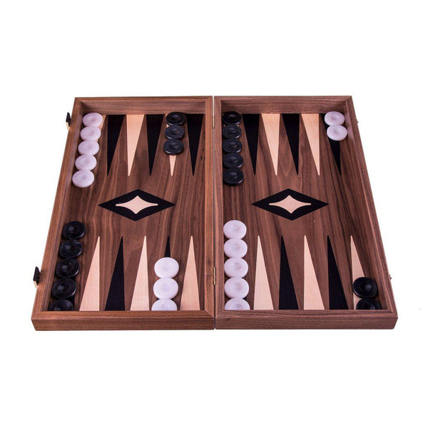 WALNUT Chess & Backgammon-Bordspill-Manopoulos-Medium-Kvalitetstid AS