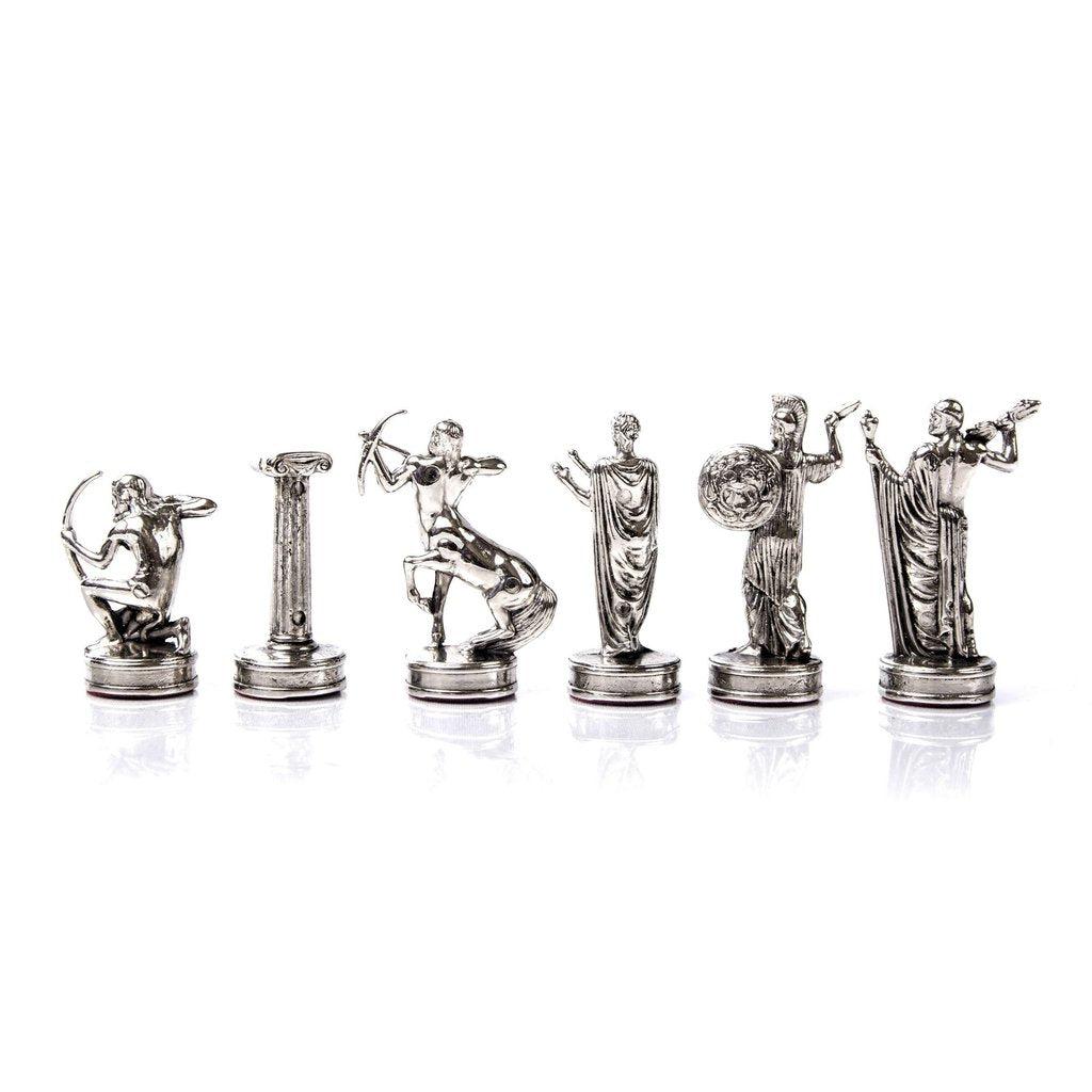 LABOURS OF HERCULES Chessmen (Medium) - Gold/Silver-Bordspill-Manopoulos-Medium-Kvalitetstid AS