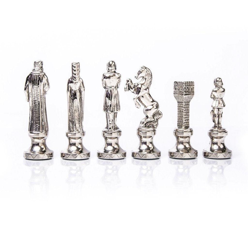 RENAISSANCE Chessmen (Medium) - Gold/Silver-Bordspill-Manopoulos-Medium-Kvalitetstid AS