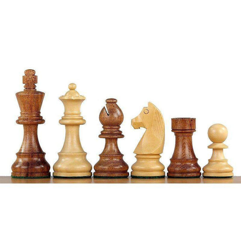 Sjakkbrikker | Indisk stil -Fransk-Bordspill-Sunrise Chess-3.75"-Kvalitetstid AS