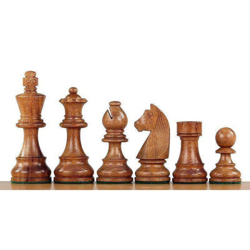Sjakkbrikker | Indisk stil -Fransk-Bordspill-Sunrise Chess-3.75"-Kvalitetstid AS