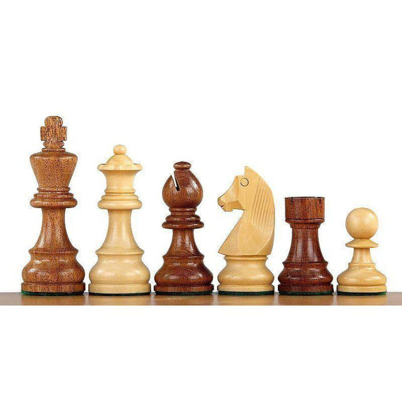 Sjakkbrikker | Indisk stil -Fransk-Bordspill-Sunrise Chess-3.75"-Kvalitetstid AS