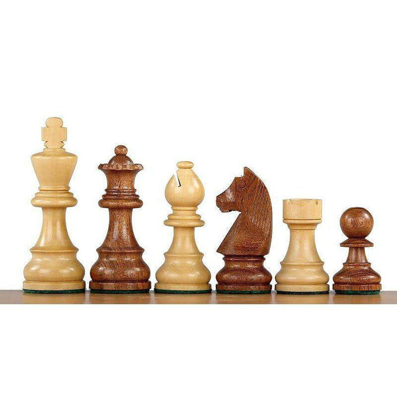 Sjakkbrikker | Indisk stil -Fransk-Bordspill-Sunrise Chess-3.75"-Kvalitetstid AS