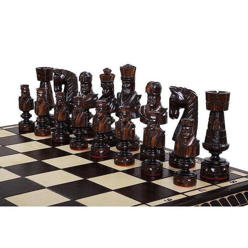 Sjakksett | Cesar - 90mm ruter-Bordspill-Sunrise Chess-Kvalitetstid AS