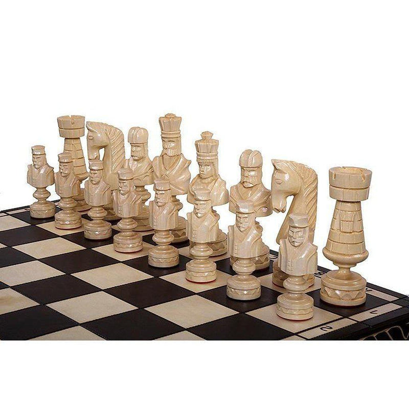 Sjakksett | Cesar - 90mm ruter-Bordspill-Sunrise Chess-Kvalitetstid AS