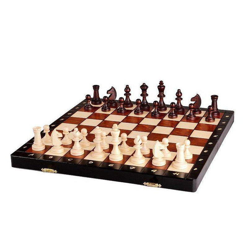 Sjakksett | Magnetisk brett -Stor-Bordspill-Sunrise Chess-Kvalitetstid AS