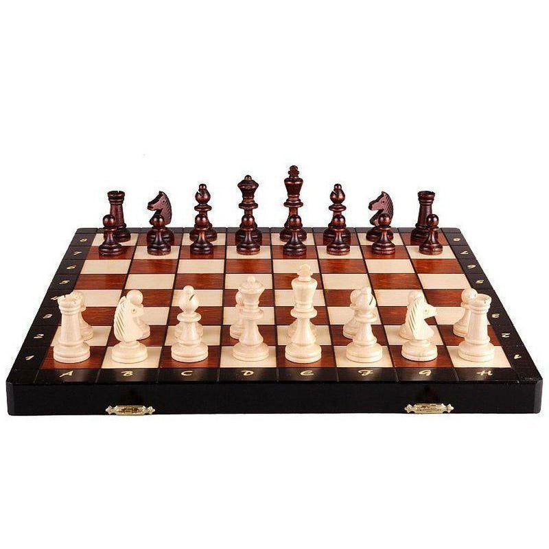Sjakksett | Magnetisk brett -Stor-Bordspill-Sunrise Chess-Kvalitetstid AS