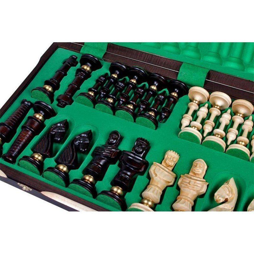 Sjakksett | Royal Deluxe - 65mm ruter-Bordspill-Sunrise Chess-Kvalitetstid AS
