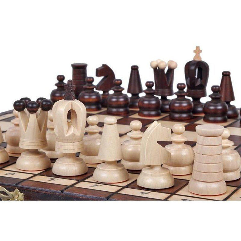 Sjakksett | Royal Maxi-Bordspill-Sunrise Chess-Kvalitetstid AS