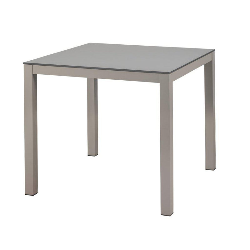 Spisebord | Brunei-Utemøbler-Balliu-80x80-Matt: White-GREY-Kvalitetstid AS