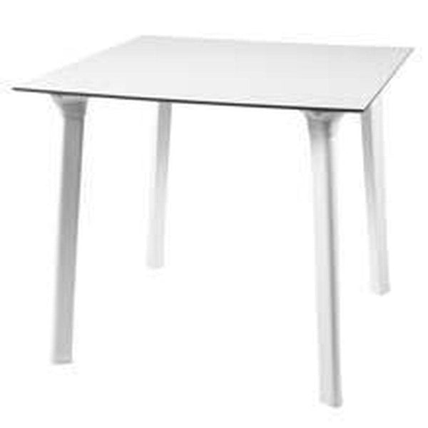 Spisebord | Selva-Utemøbler-Balliu-Ø60-WHITE-Kvalitetstid AS