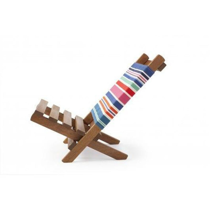 Strandstol sammenleggbar (Fistral Chair) | Vevd Bomull-Fluktstoler-Southsea Deckchairs-WC42-Kvalitetstid AS