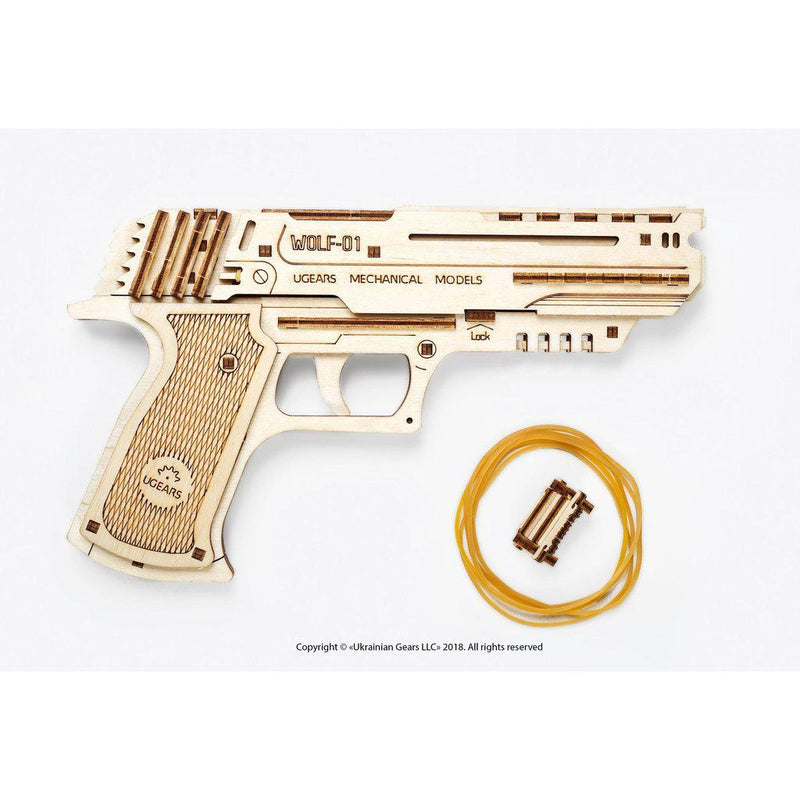 Strikkpistol | Wolf-01 Handgun-Byggesett-Ugears-Kvalitetstid AS