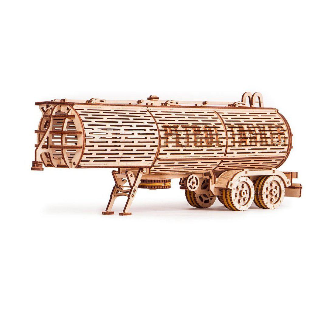 Tank Trailer - 3D mekanisk 3D byggesett i tre fra WoodTrick