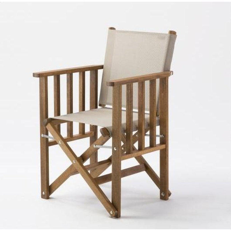 Tennisstol sammenleggbar | Textilene-Fluktstoler-Southsea Deckchairs-TXTAUPE-Kvalitetstid AS
