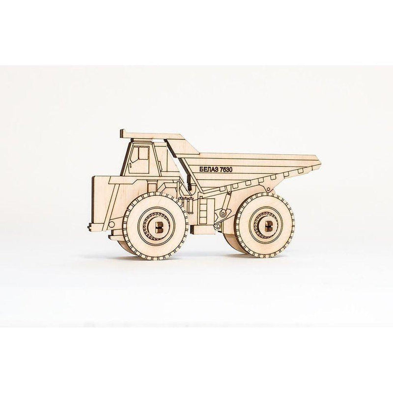 Tippebil | BELAZ 2D-Byggesett-Eco-Wood-Art-Kvalitetstid AS