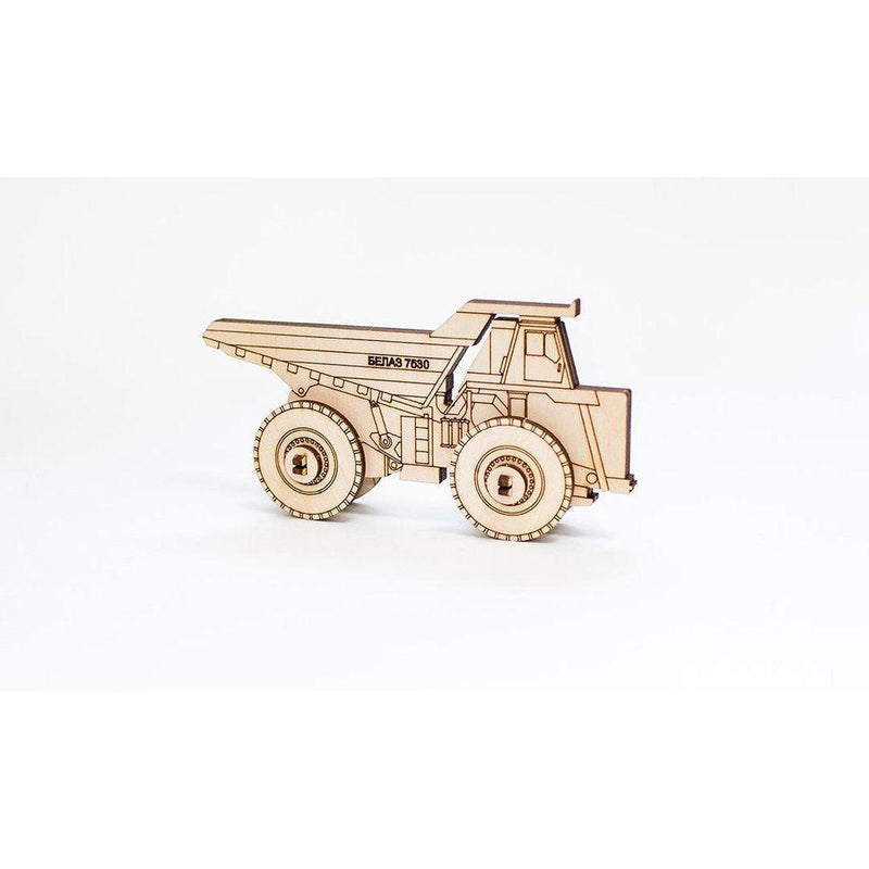 Tippebil | BELAZ 2D-Byggesett-Eco-Wood-Art-Kvalitetstid AS