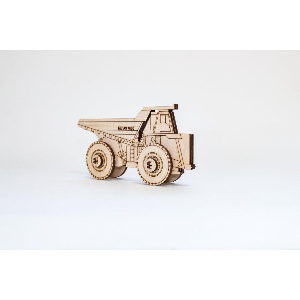 Tippebil | BELAZ 2D-Byggesett-Eco-Wood-Art-Kvalitetstid AS