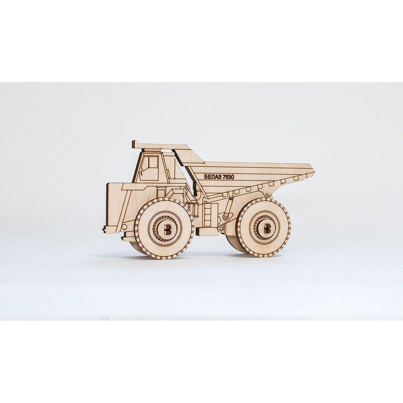 Tippebil | BELAZ 2D-Byggesett-Eco-Wood-Art-Kvalitetstid AS