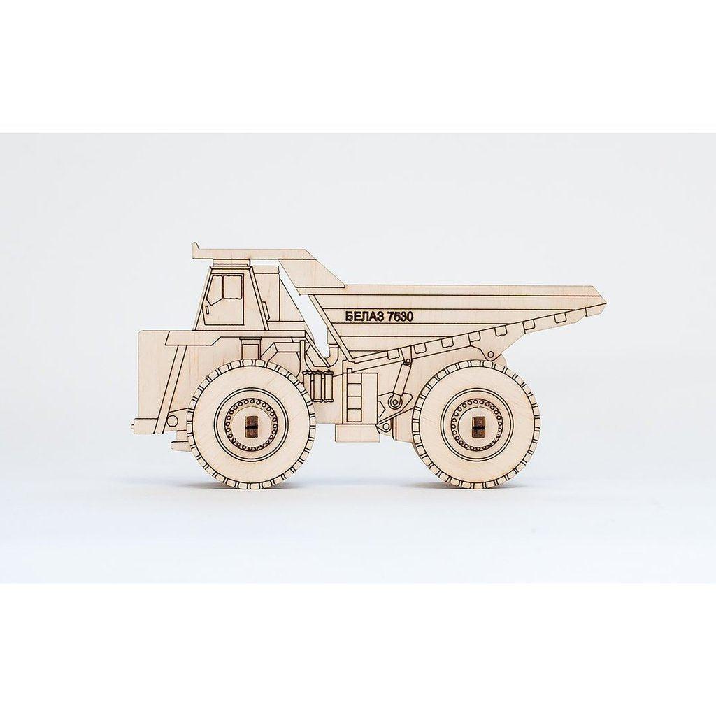 Tippebil | BELAZ 2D-Byggesett-Eco-Wood-Art-Kvalitetstid AS