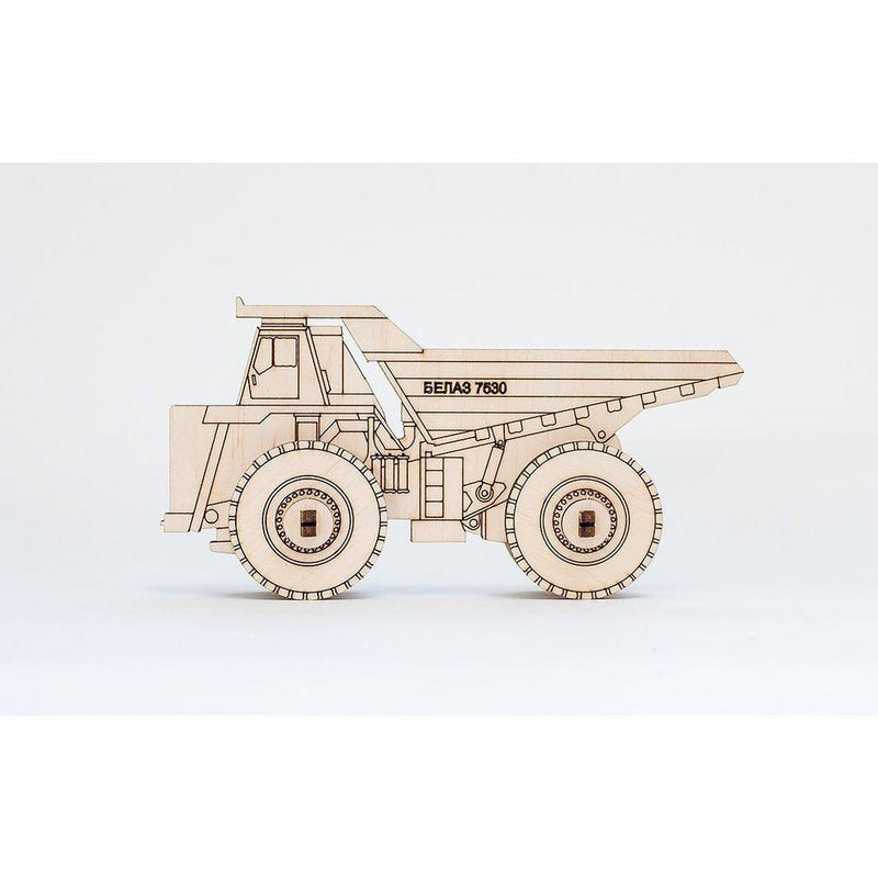 Tippebil | BELAZ 2D-Byggesett-Eco-Wood-Art-Kvalitetstid AS