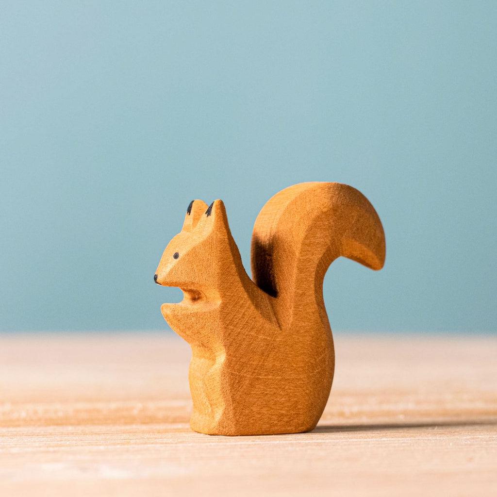 Trefigur - Ekorn - Ekorn sittende-Trefigur-Bumbu Toys-Kvalitetstid AS