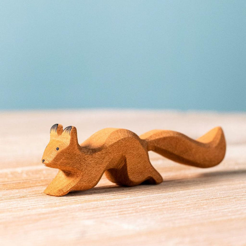Trefigur - Ekorn løpende-Trefigur-Bumbu Toys-Kvalitetstid AS