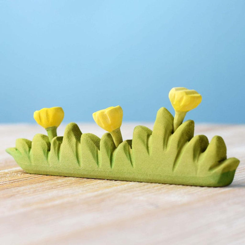 Trefigur - Gress m/ gule blomster-Trefigur-Bumbu Toys-Kvalitetstid AS