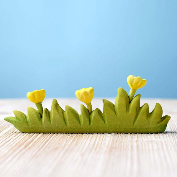 Trefigur - Gress m/ gule blomster-Trefigur-Bumbu Toys-Kvalitetstid AS