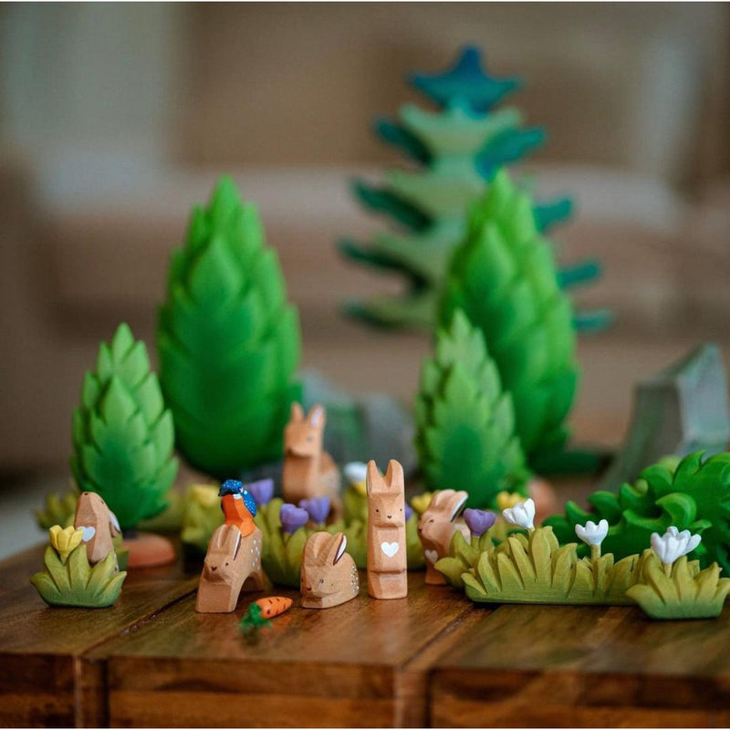 Trefigur - Hare sittende-Trefigur-Bumbu Toys-Kvalitetstid AS