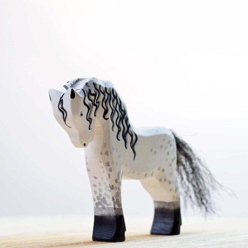 Trefigur - Hest hvit-Trefigur-Bumbu Toys-Kvalitetstid AS
