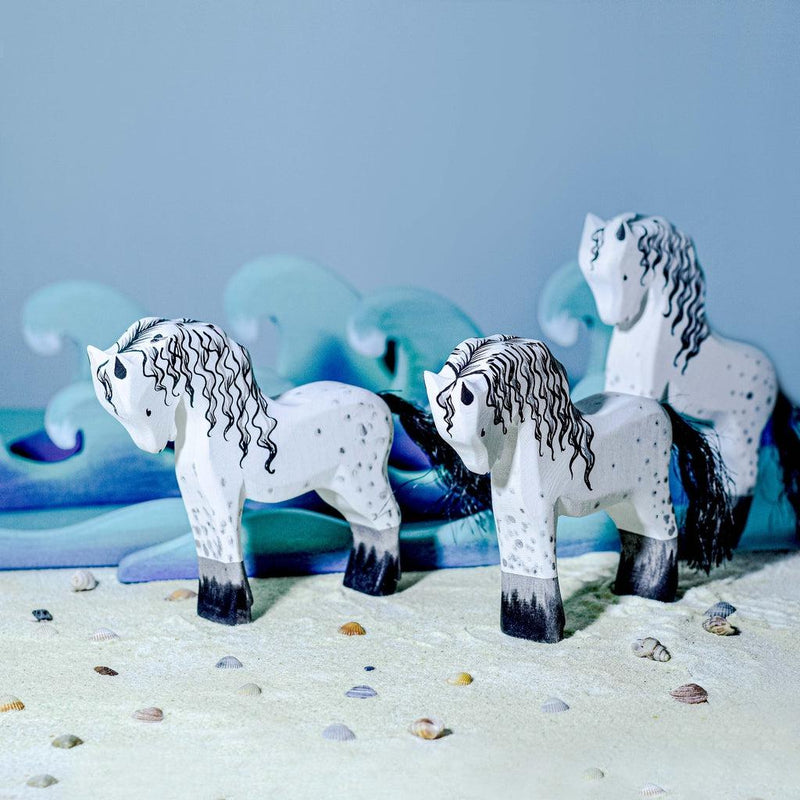 Trefigur - Hest hvit-Trefigur-Bumbu Toys-Kvalitetstid AS