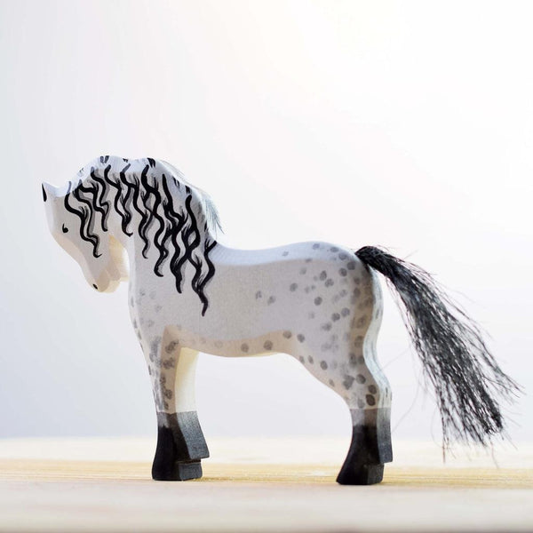 Trefigur - Hest hvit-Trefigur-Bumbu Toys-Kvalitetstid AS