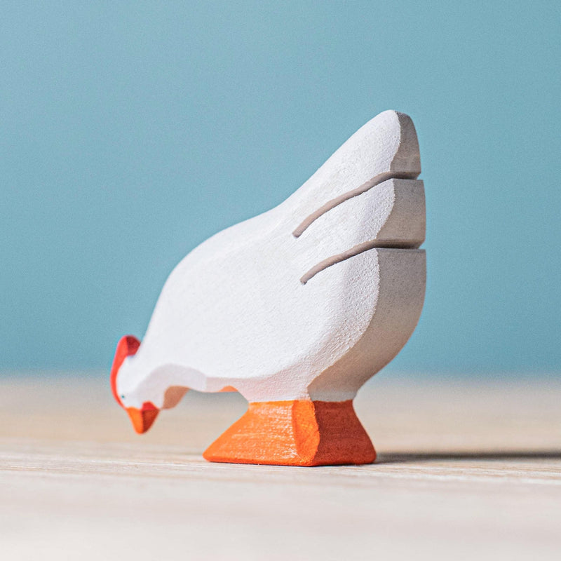 Trefigur - Høne hvit-Trefigur-Bumbu Toys-Kvalitetstid AS