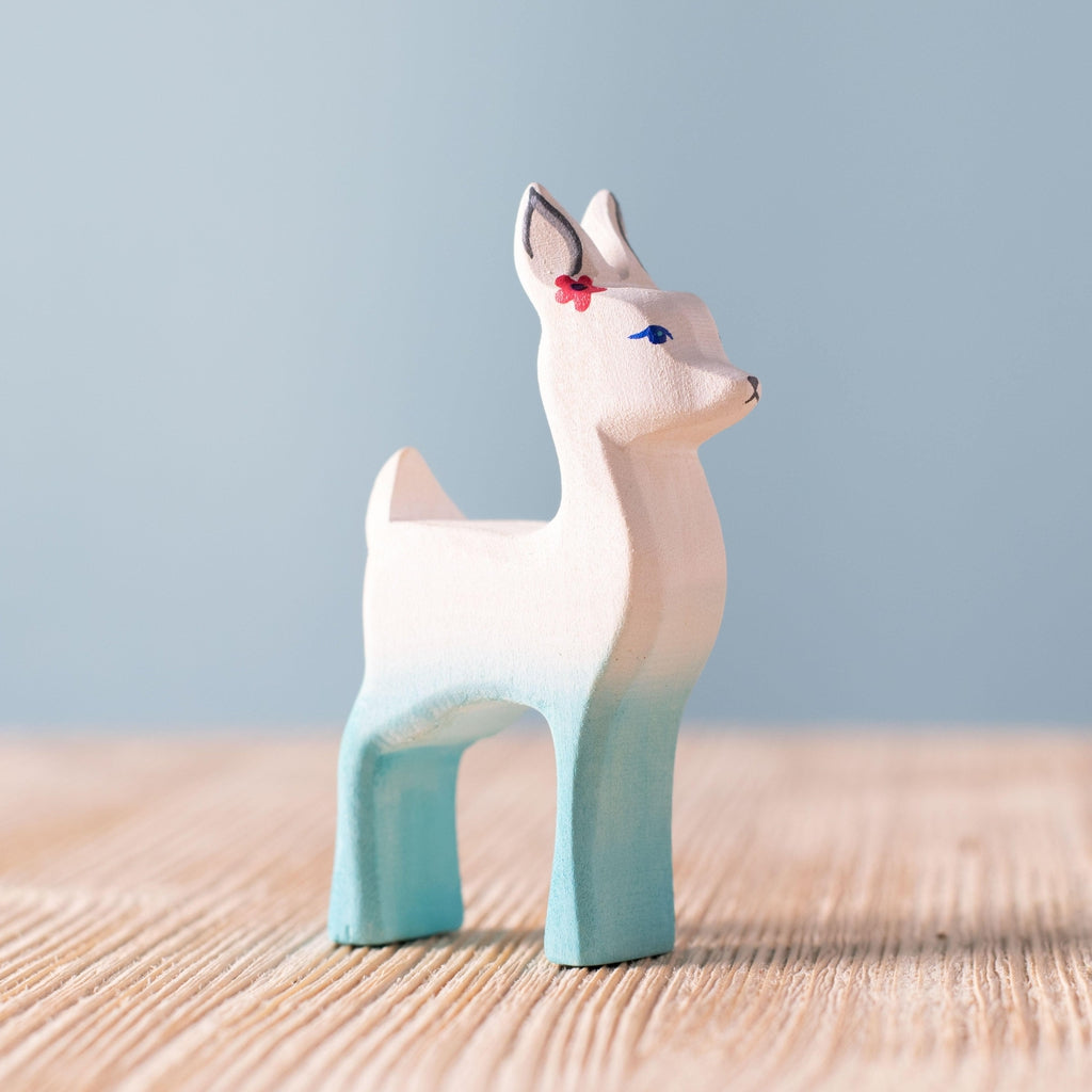 Trefigur - Rådyr hvit-Trefigur-Bumbu Toys-Kvalitetstid AS