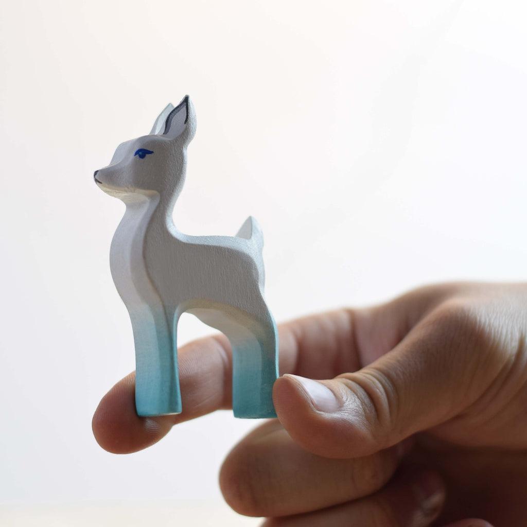 Trefigur - Rådyr hvit-Trefigur-Bumbu Toys-Kvalitetstid AS