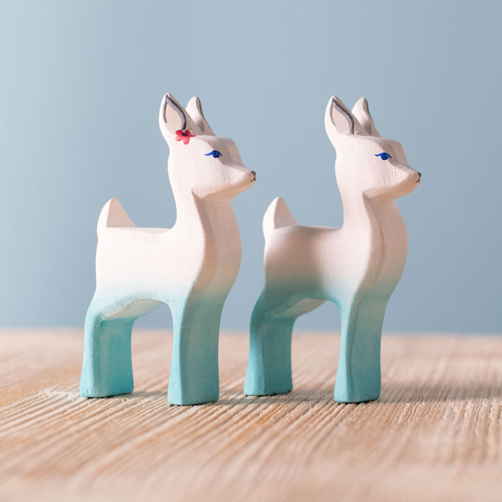 Trefigur - Rådyr hvit-Trefigur-Bumbu Toys-Kvalitetstid AS