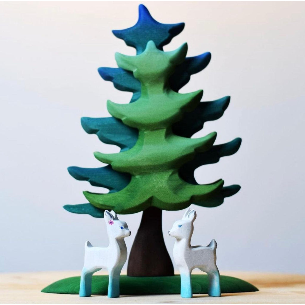 Trefigur - Rådyr hvit-Trefigur-Bumbu Toys-Kvalitetstid AS