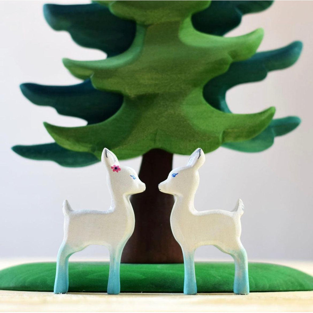 Trefigur - Rådyr hvit-Trefigur-Bumbu Toys-Kvalitetstid AS