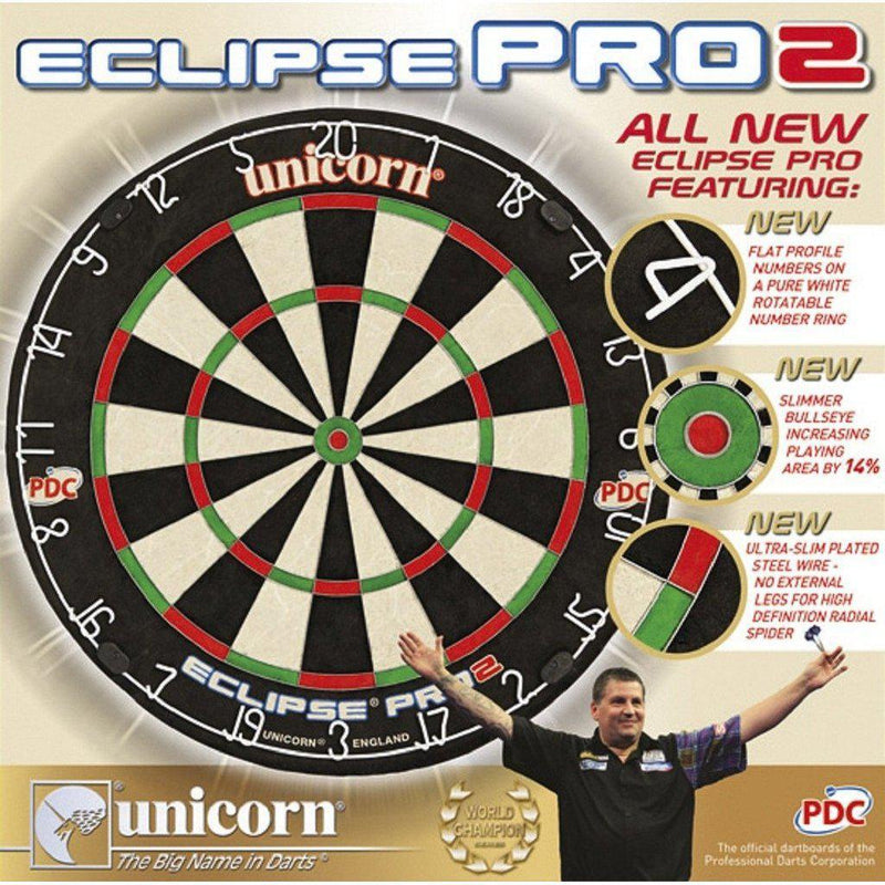 Unicorn Eclipse Pro2 - Bristle Dartskive-Sport-Unicorn-Kvalitetstid AS