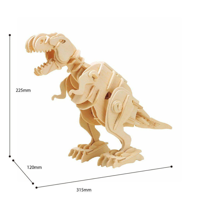 Walking T-rex | Lyd-aktivert & motorisert-Byggesett-Robotime-Kvalitetstid AS